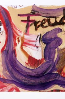 Acryl auf Leinwand, Collage