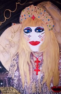 (2024) Love Angel,
Acryl auf Leinwand, 
80 x 100 cm