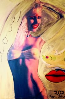 (2024) Love Goldfish,
Acryl auf Leinwand, 80 x 100 cm